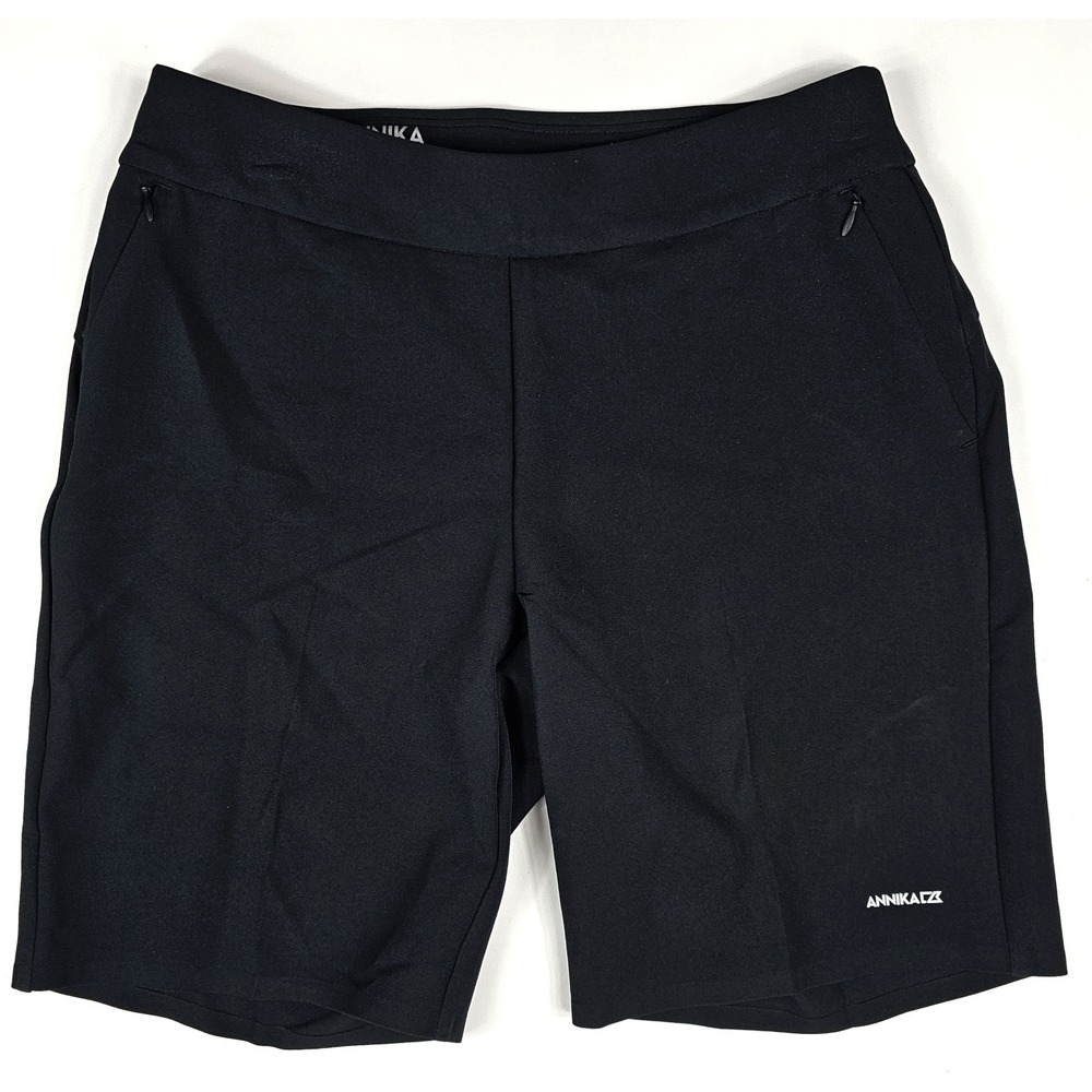 Cutter &‎ Buck Annika DryTec 50+ Shorts Womens S/P Black Stretch Golf Tennis NEW